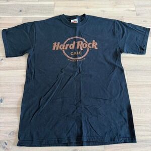 Hard Rock Cafe Nashville black cotton t-shirt Sz Med